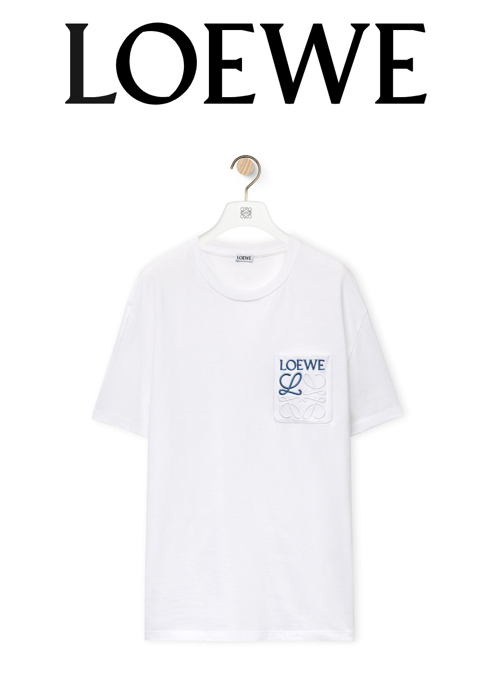 LOEWELOEWE ロエベ　2023SS 刺繍Tシャツ【タグ付き】